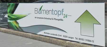Aluverbundschilder Frankfurt